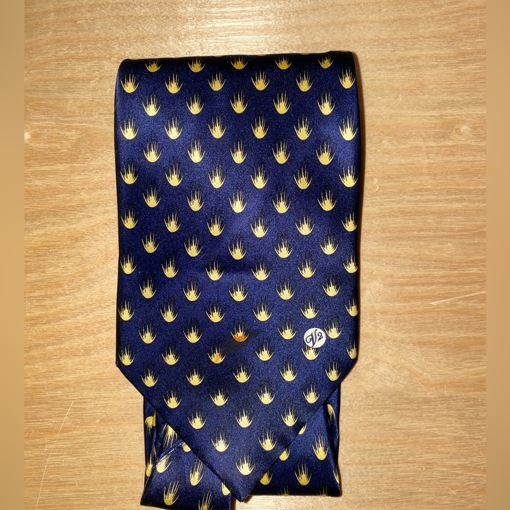 Blue & Gold Versace Tie